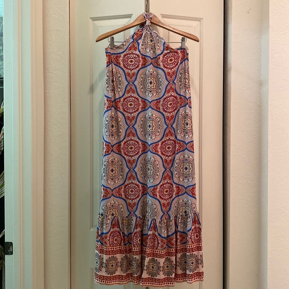 Boho Halter Dress